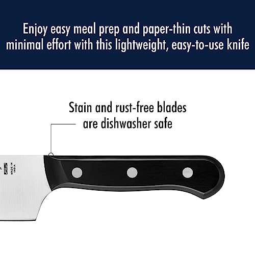 Henckels Solution: cuchillo chef para cortes precisos en verduras y carnes.