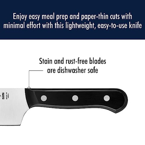 Henckels Solution: cuchillo chef para cortes precisos en verduras y carnes.