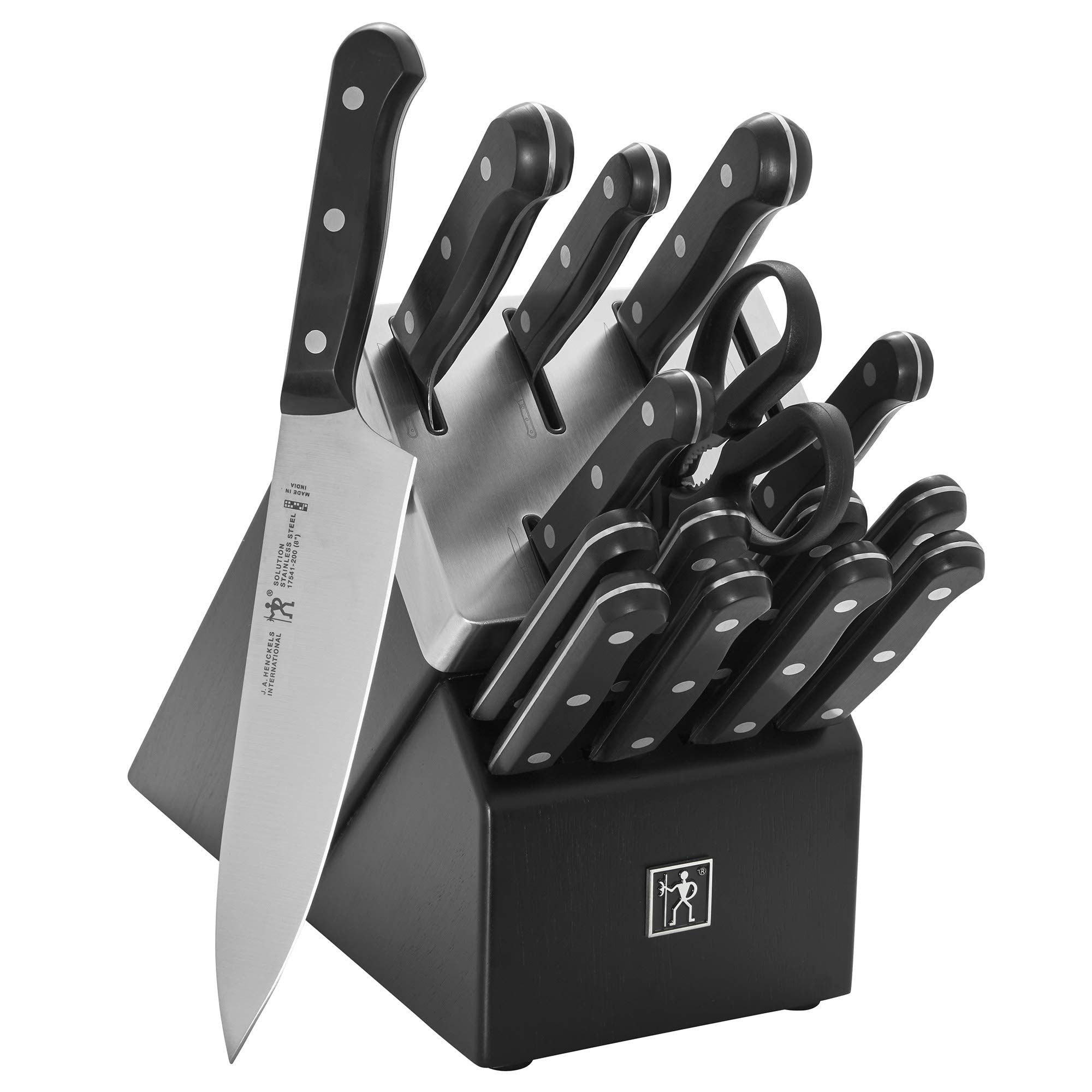 Conjunto de cuchillos HENCKELS Solución de 16 piezas para cocinar con precisión en casa.