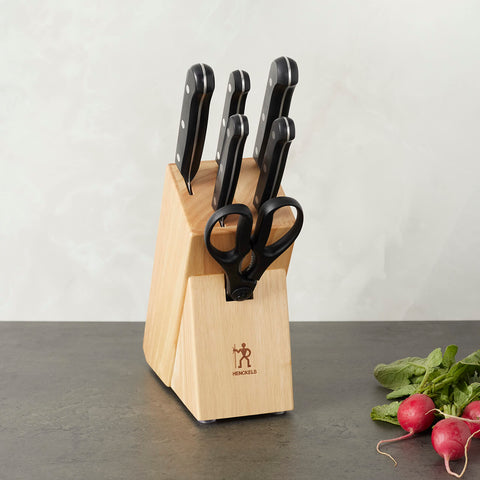 Mango ergonómico HENCKELS Solución para comodidad y control durante cortes.