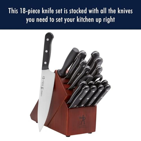 Cuchillo chef 8 pulgadas Henckels Solution, filo profesional para cortes limpios.