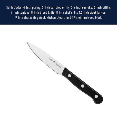Cuchillo jamón 8 pulgadas Henckels Solution, precisión para fiambres delgados.