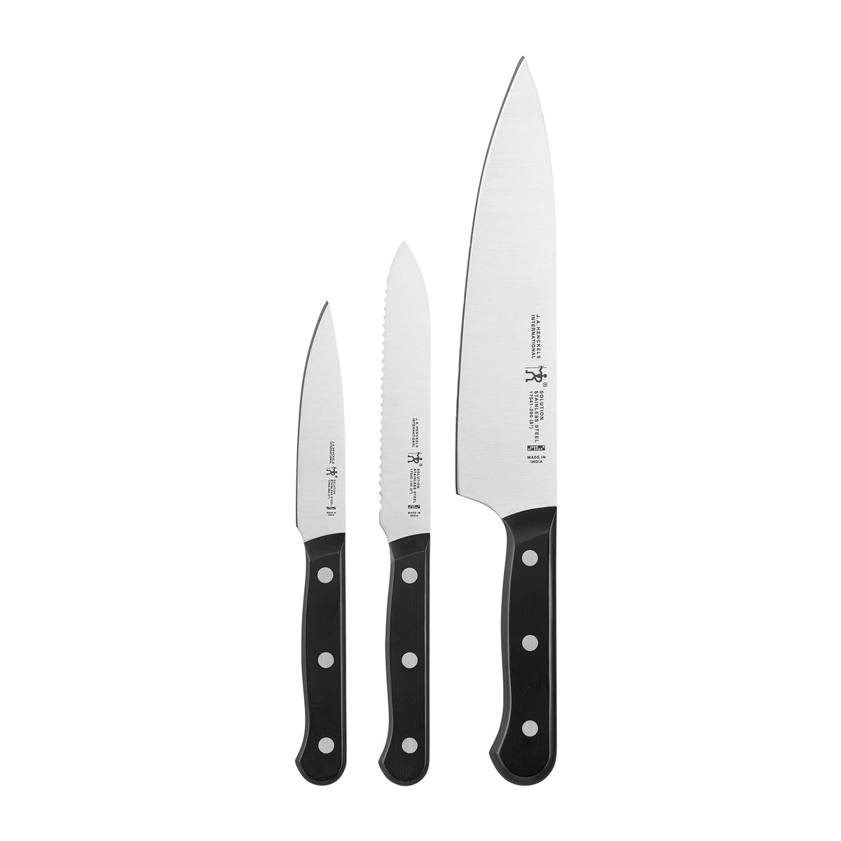 Cuchillo pelador HENCKELS Solution, hoja de 4 pulgadas para pelar con precisión.
