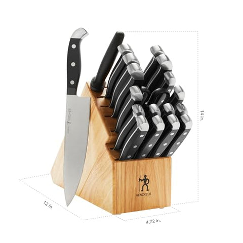 Cuchillo pan HENCKELS Statement de 8 pulgadas para rebanar pan crujiente.