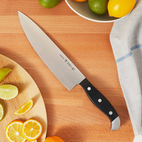 Cuchillo chef HENCKELS Statement de 8 pulgadas con filo preciso para trocear