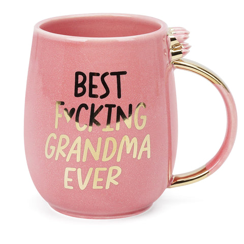 Taza Hendson 13oz con mejor abuela jamas, ideal regalo divertido.