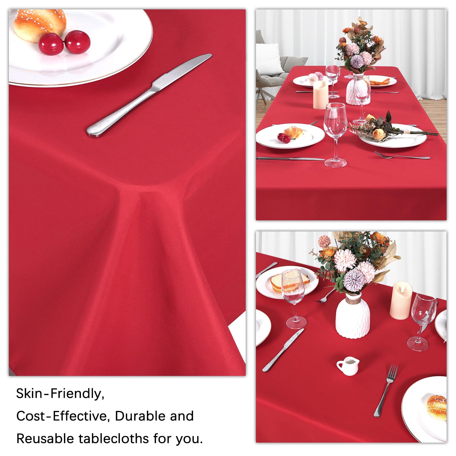 Apto para buffet y banquetes, ideal para reuniones y celebraciones.