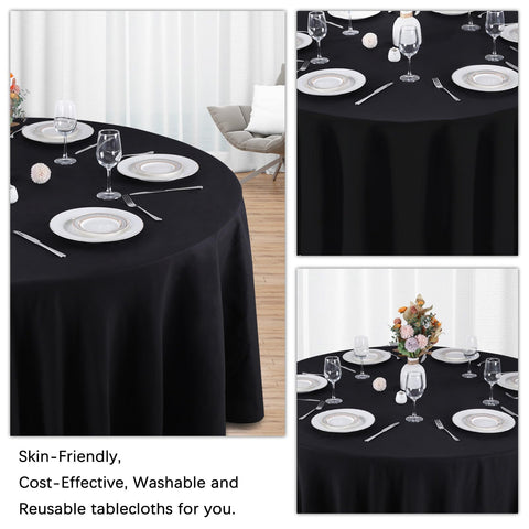 Heneger mantel negro 90 pulgadas, ideal para bodas y eventos