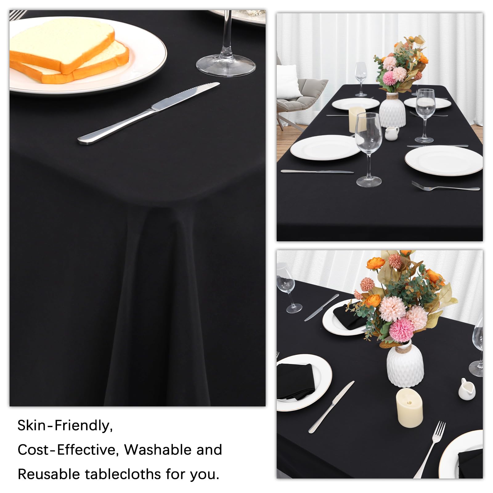 Uso versátil para buffets y banquetes con protección de la mesa.