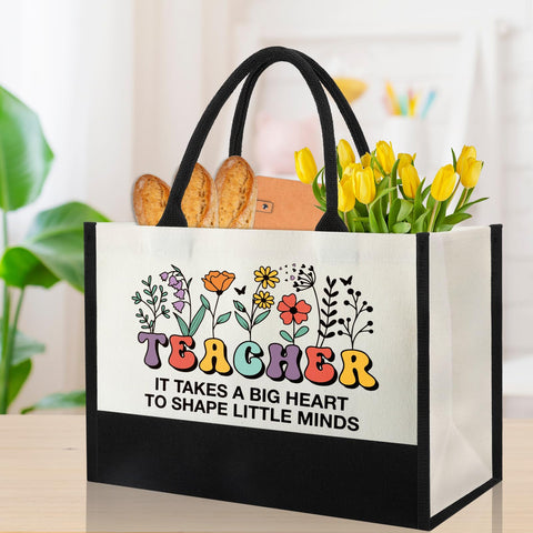Henghere bolsa tote maestra costuras reforzadas, duradera para uso diario.
