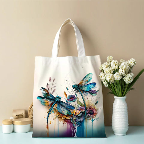 Henhesaha bolsa de lona libélula para viaje ligero y práctico.