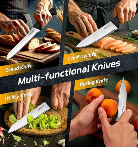 Cuchillo pan HENKELIVING 7,5 pulgadas para rebanar pan con facilidad