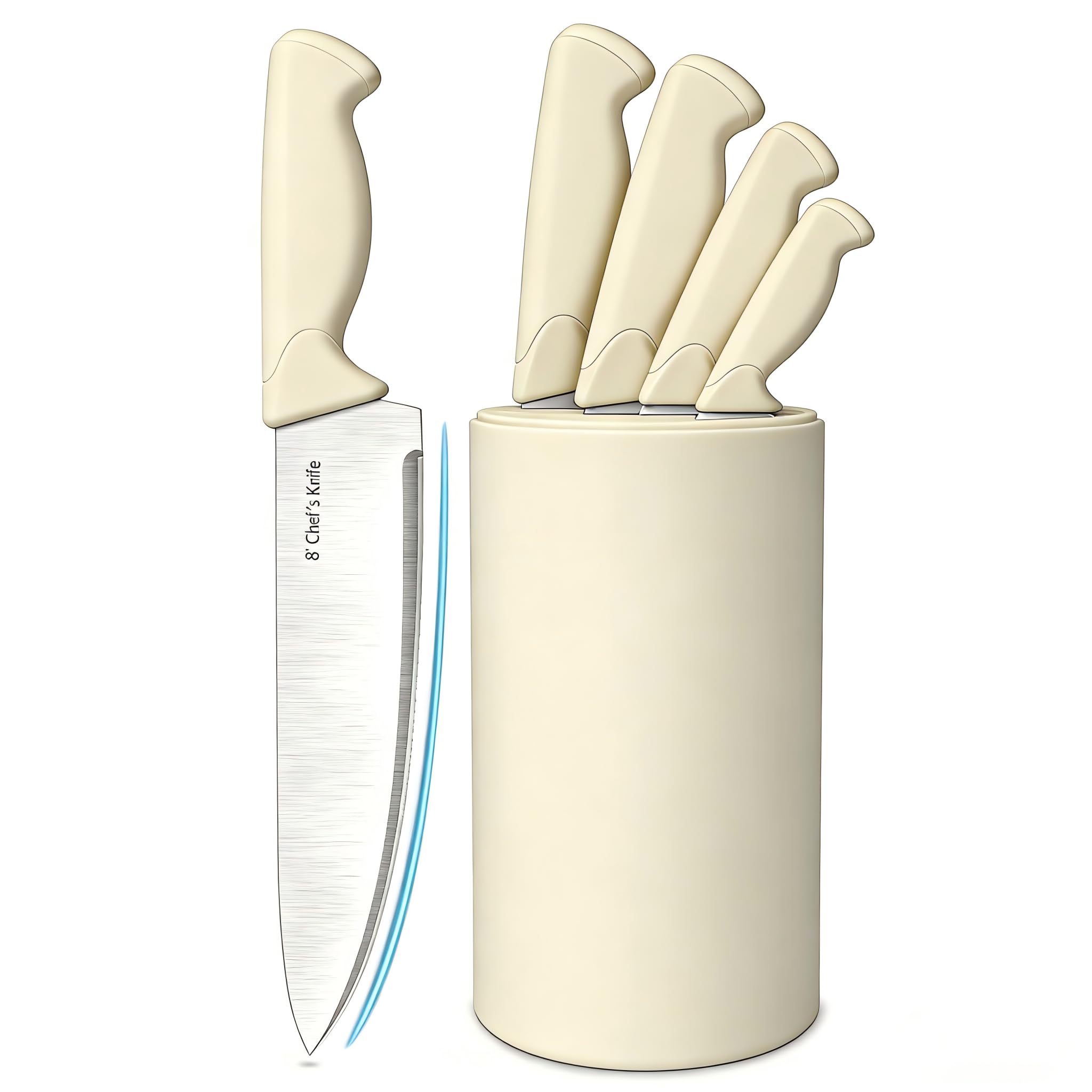 Cuchillo cocinero HENKELIVING de 8 pulgadas, filo preciso para uso diario