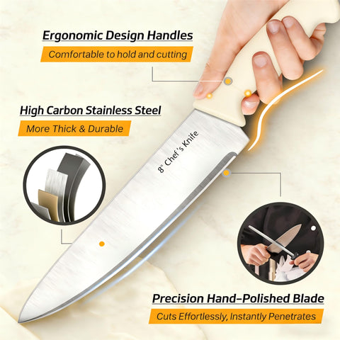 Cuchillo pan HENKELIVING 7.5 pulgadas, cortes uniformes