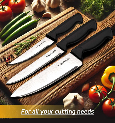 Cuchillo de pelar Henkeliving de 4 pulgadas para pelar y cortar.