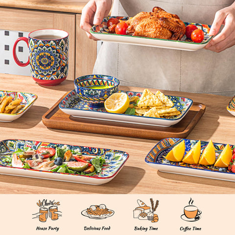Plato de servicio para tapas Henten Home, estético y apilable