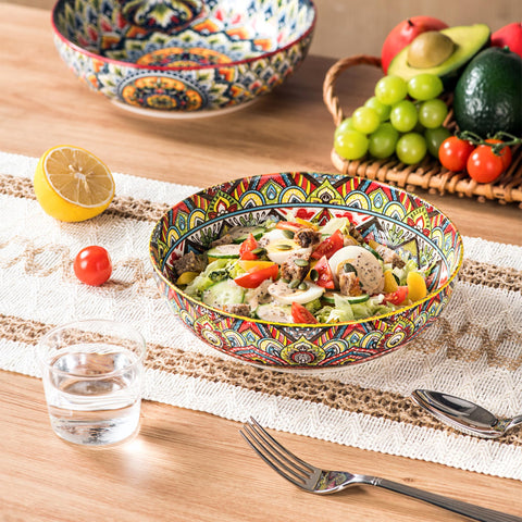 Tamaño ideal para sopas y ensaladas Henten Home, con asas.