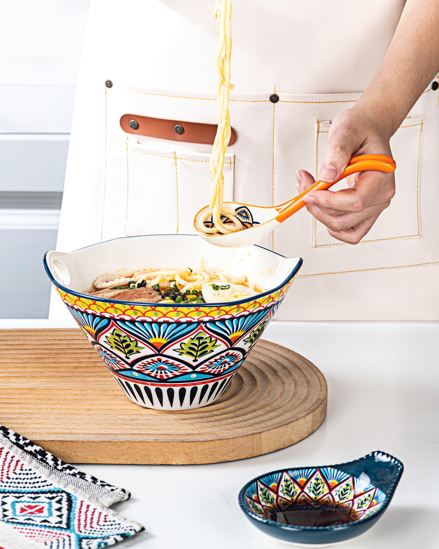 HENXFEN LEAD: regalo ideal boho para amantes de sopas orientales.
