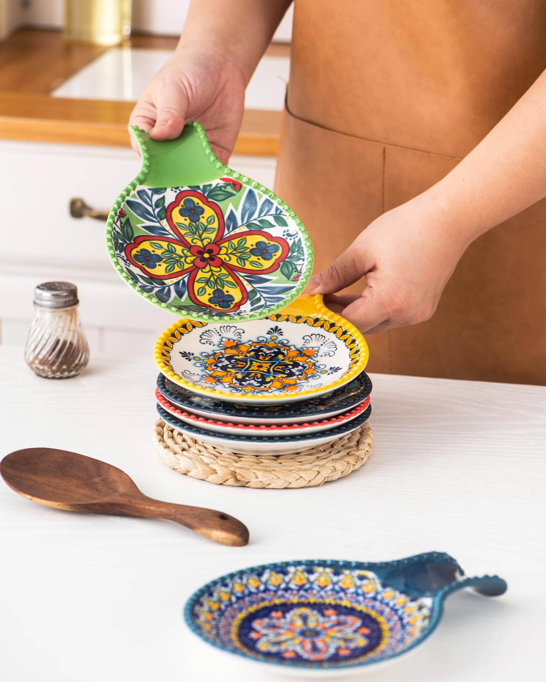 HENXFEN LEAD: porcelana de alta temperatura con superficie vidriada, fácil de limpiar.