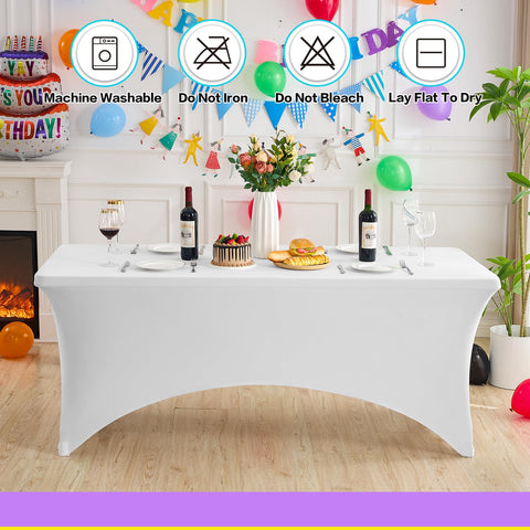 Mantel Heochy con bolsillos para las patas, mantiene la mesa estable.