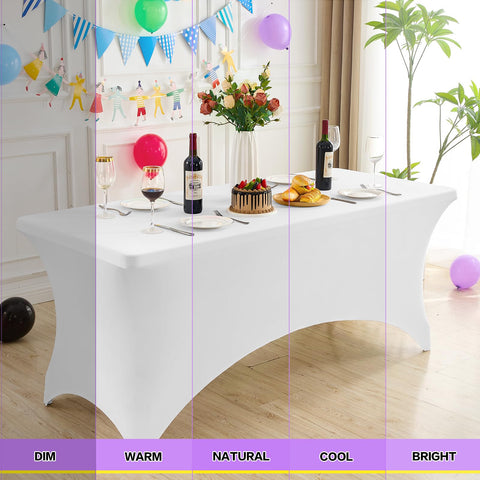 Ideal para bodas y banquetes, crea un ambiente elegante.