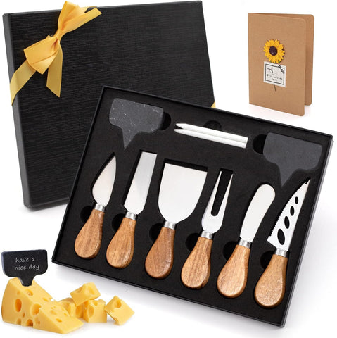 HEORIM juego de cuchillos para queso, ideal para tablas de charcutería.