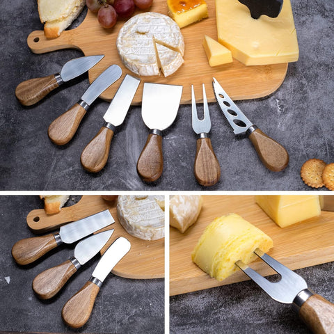 Tenedor HEORIM para queso, ideal para servir en tablas.