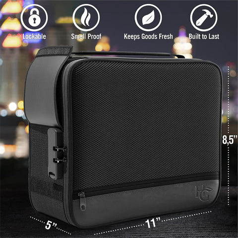 Herb Guard XL bandeja integrada para organización dentro del estuche