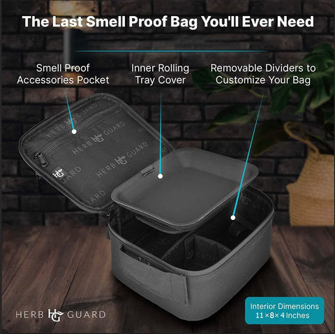 Herb Guard XL estuche hermético para frescura y protección en casa o viaje