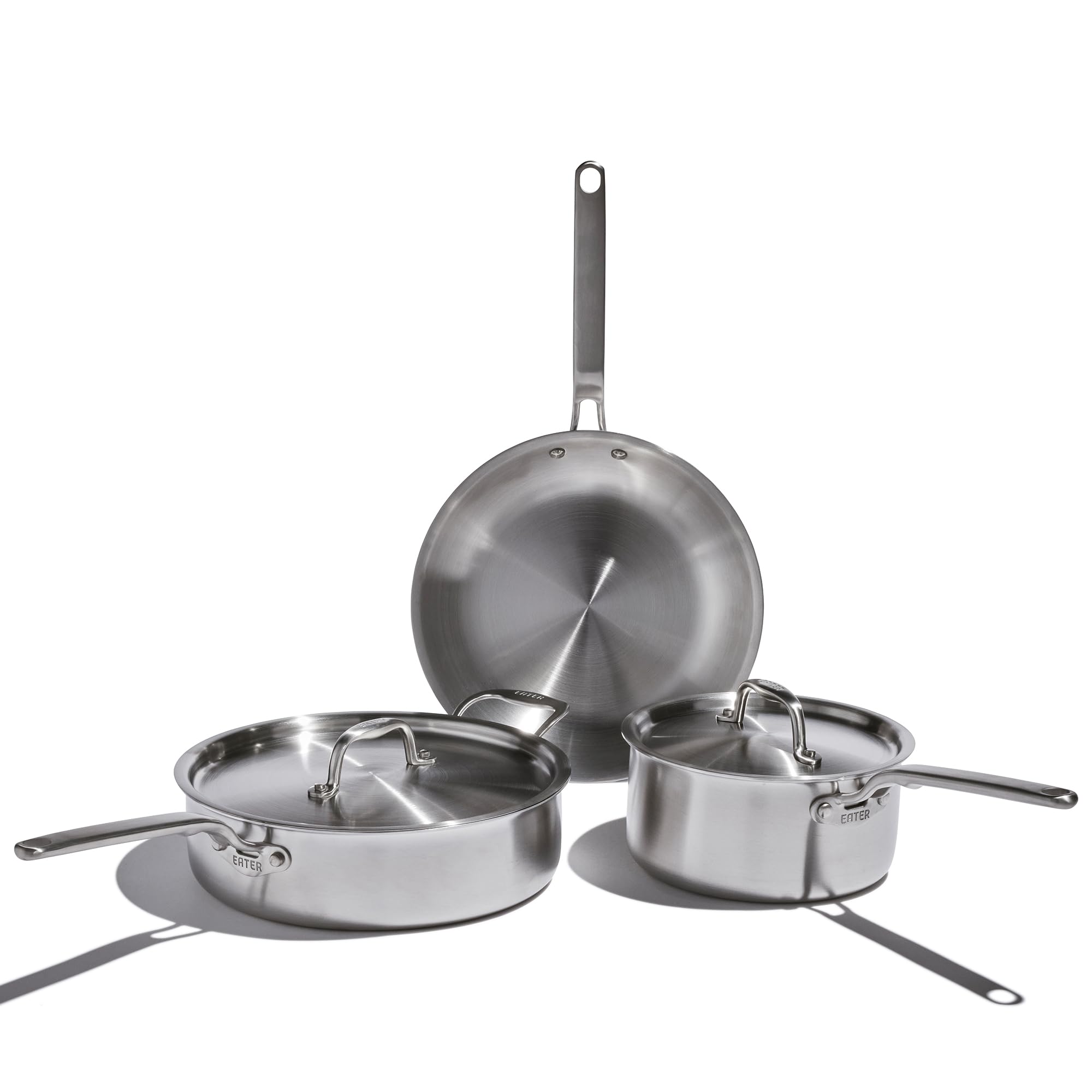 Conjunto Heritage Steel Eater Series de 5 piezas para cocina diaria con durabilidad.