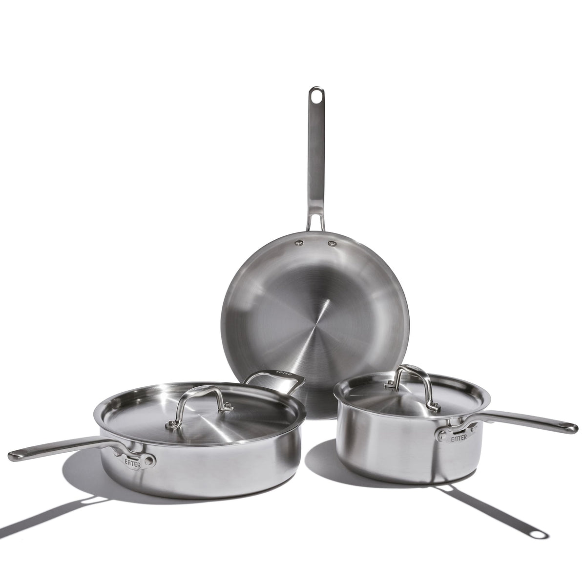 Conjunto Heritage Steel Eater Series de 5 piezas para cocina diaria con durabilidad.