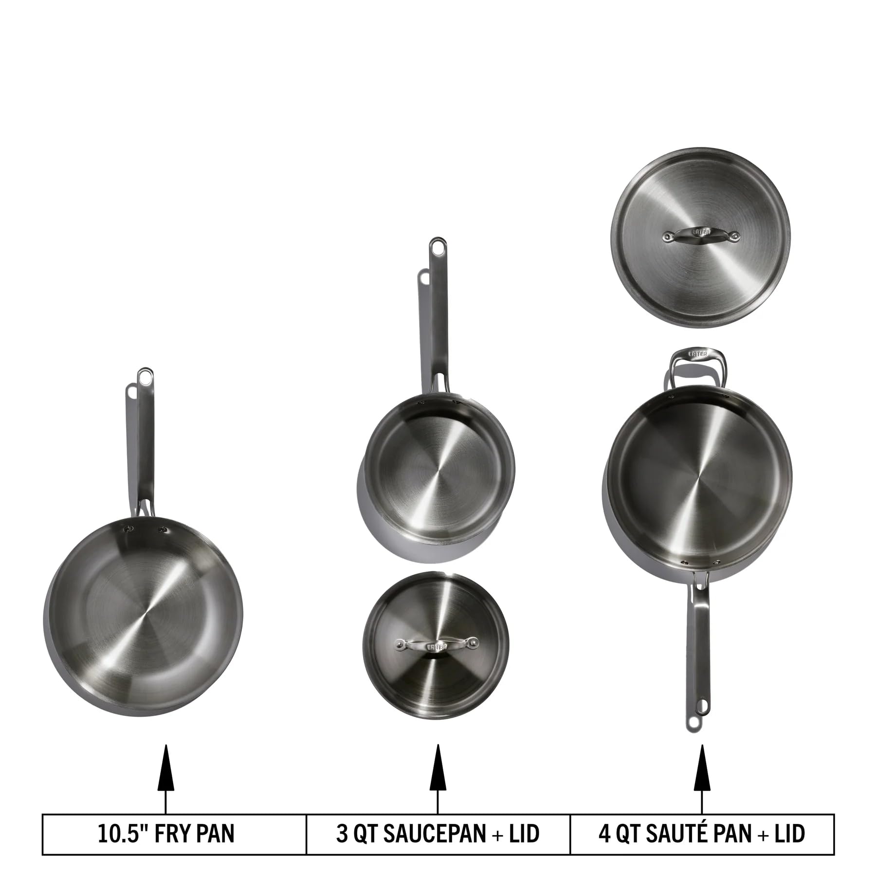 Olla grande Heritage Steel Eater Series para guisos y caldos.