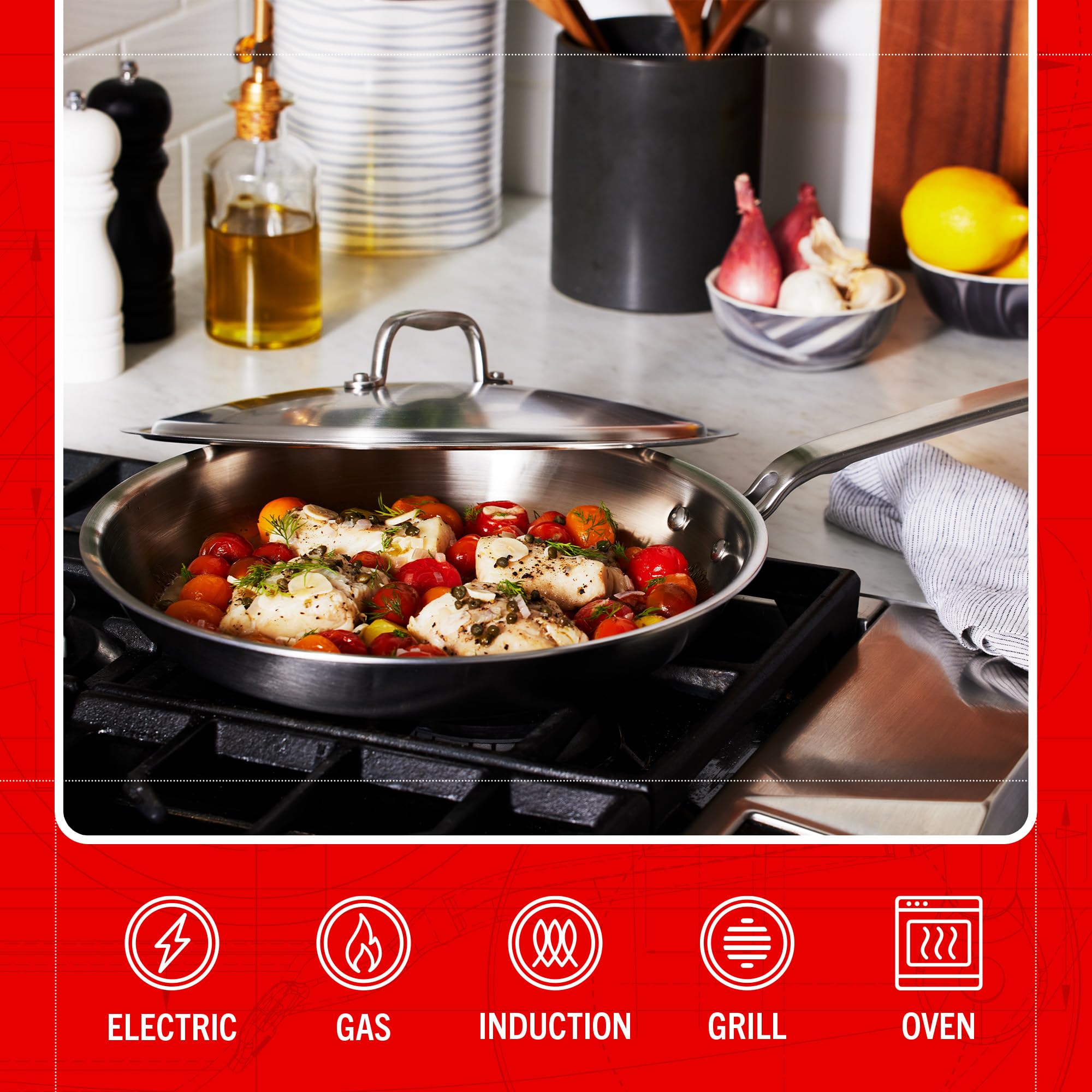 Heritage Steel Eater Series horno hasta 800 grados: soporta altas temperaturas.