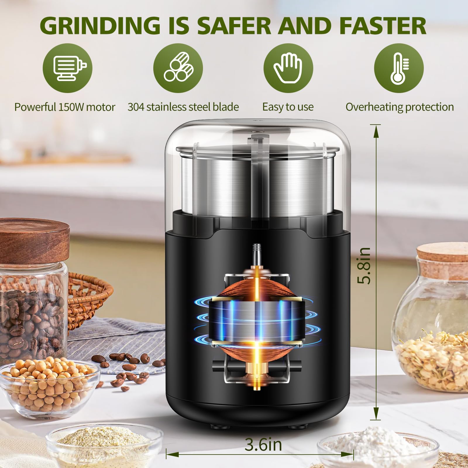 Diseño compacto de Hermolante ideal para almacenar en cocina pequeña