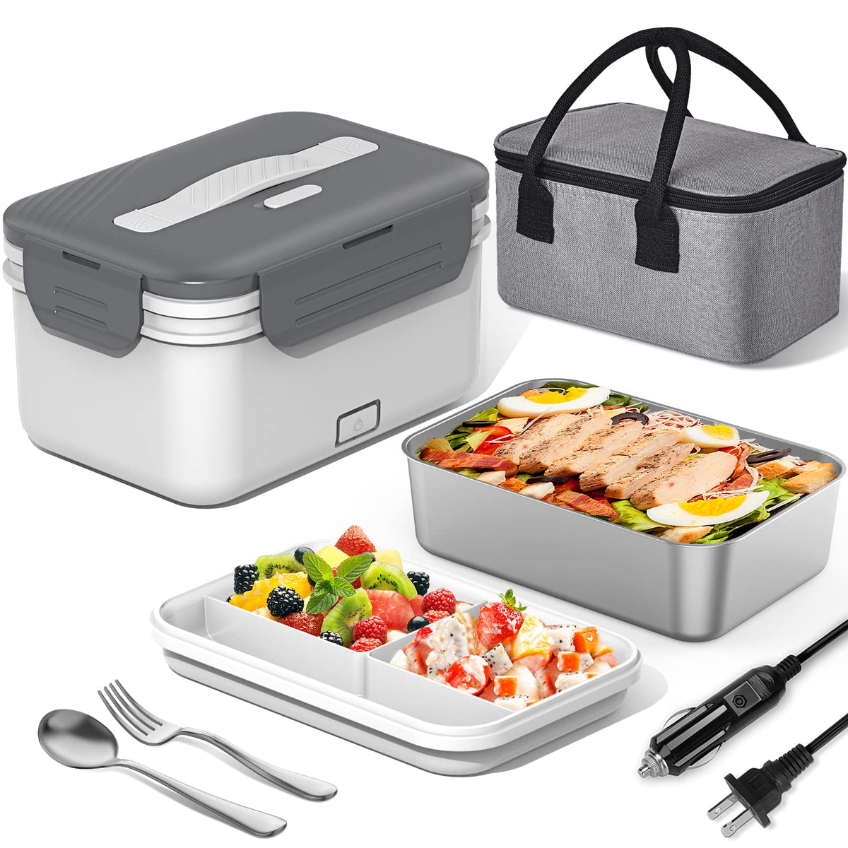 Herrfilk almuerzo eléctrico 100W mantiene la comida caliente durante el día.