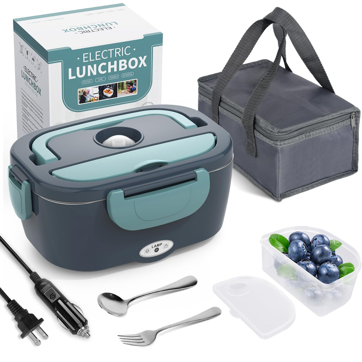 Herrfilk almuerzo eléctrico: contenedor 304 inoxidable para comidas seguras y calientes