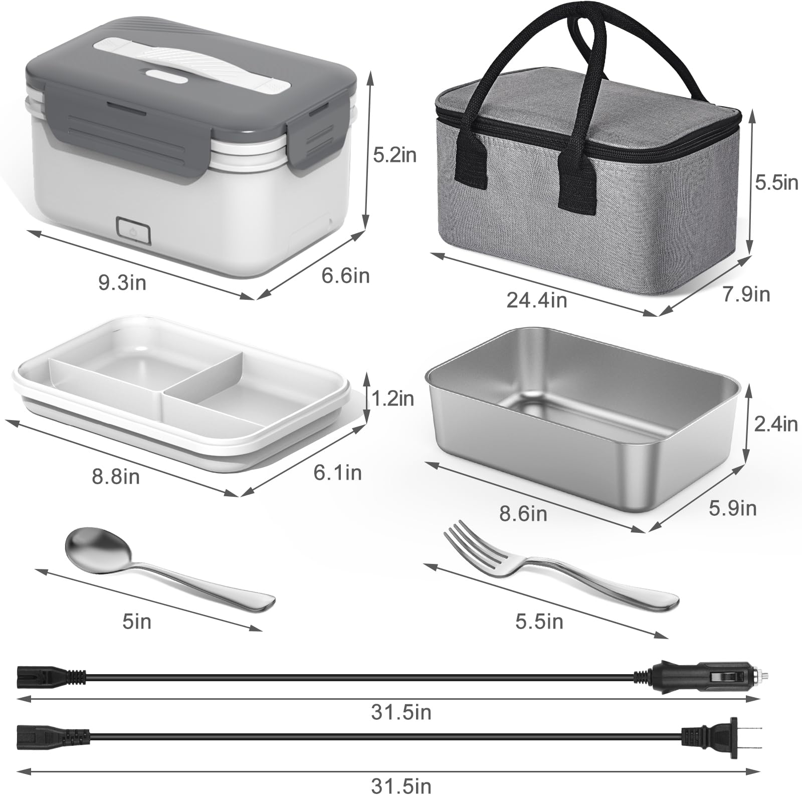 Herrfilk funda aislante incluida para llevar comida caliente en cualquier lugar.