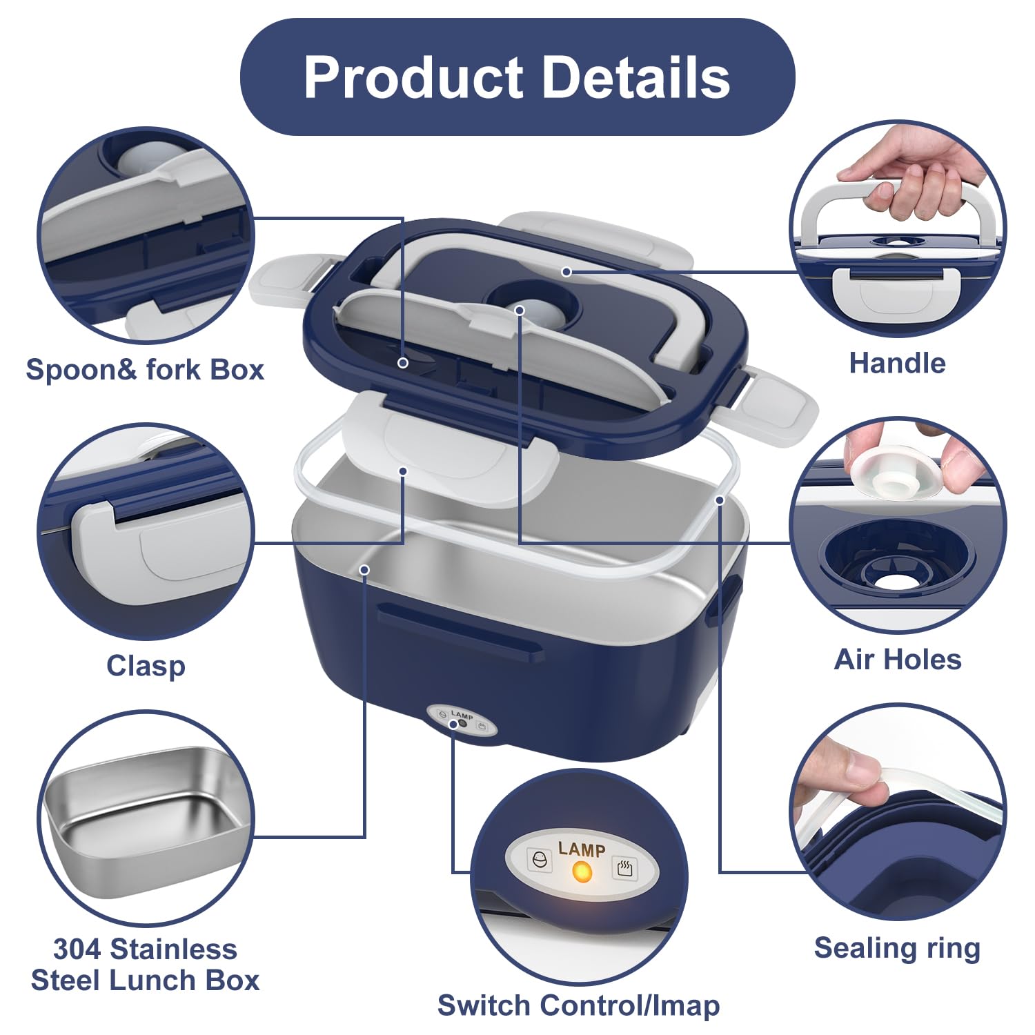 Herrfilk interior de acero inoxidable 304 para alimentos duraderos