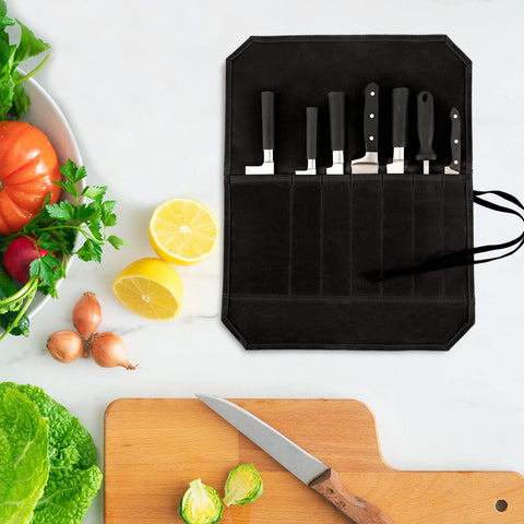 HERSENT estuche para cuchillos con organización rápida en la cocina.