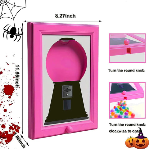Heskbirg Dispensador de Dulces Estilo Vintage, marco decorativo para comedores y salas.