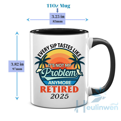 Taza Heulinwen para uso diario, perfecta para café diario tras la jubilación.