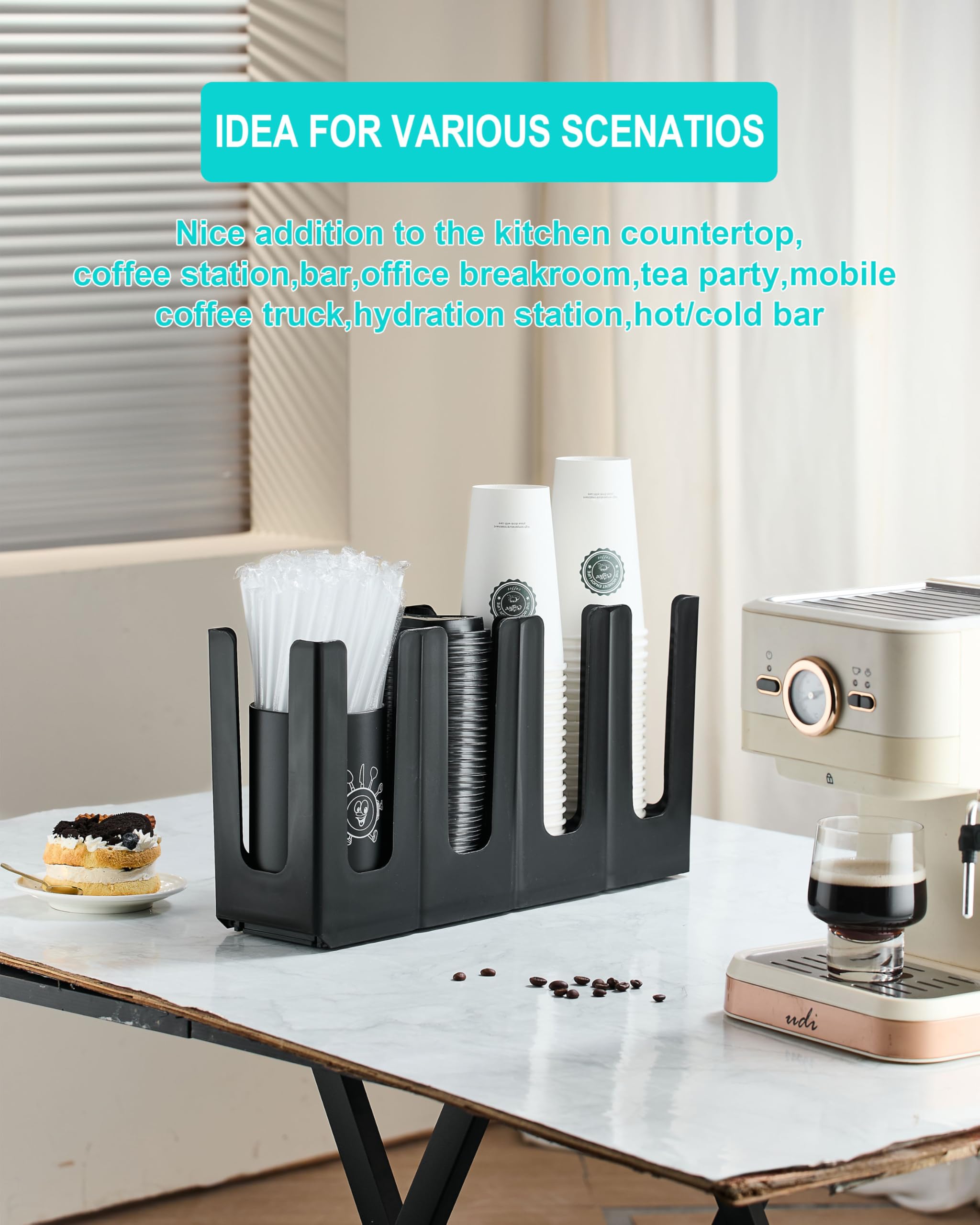 HEWASME ranura en U para tomar tazas con facilidad.
