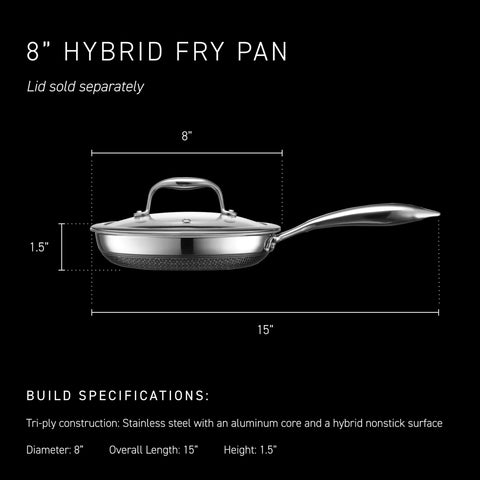 HexClad Hybrid tecnología híbrida para saltear de forma eficiente.