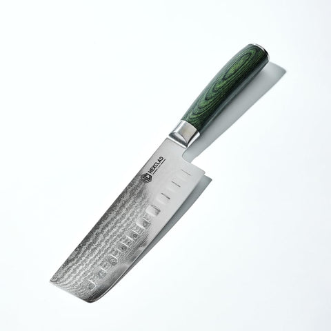 HexClad Nakiri con hoja de 7 pulgadas para cortes limpios de vegetales