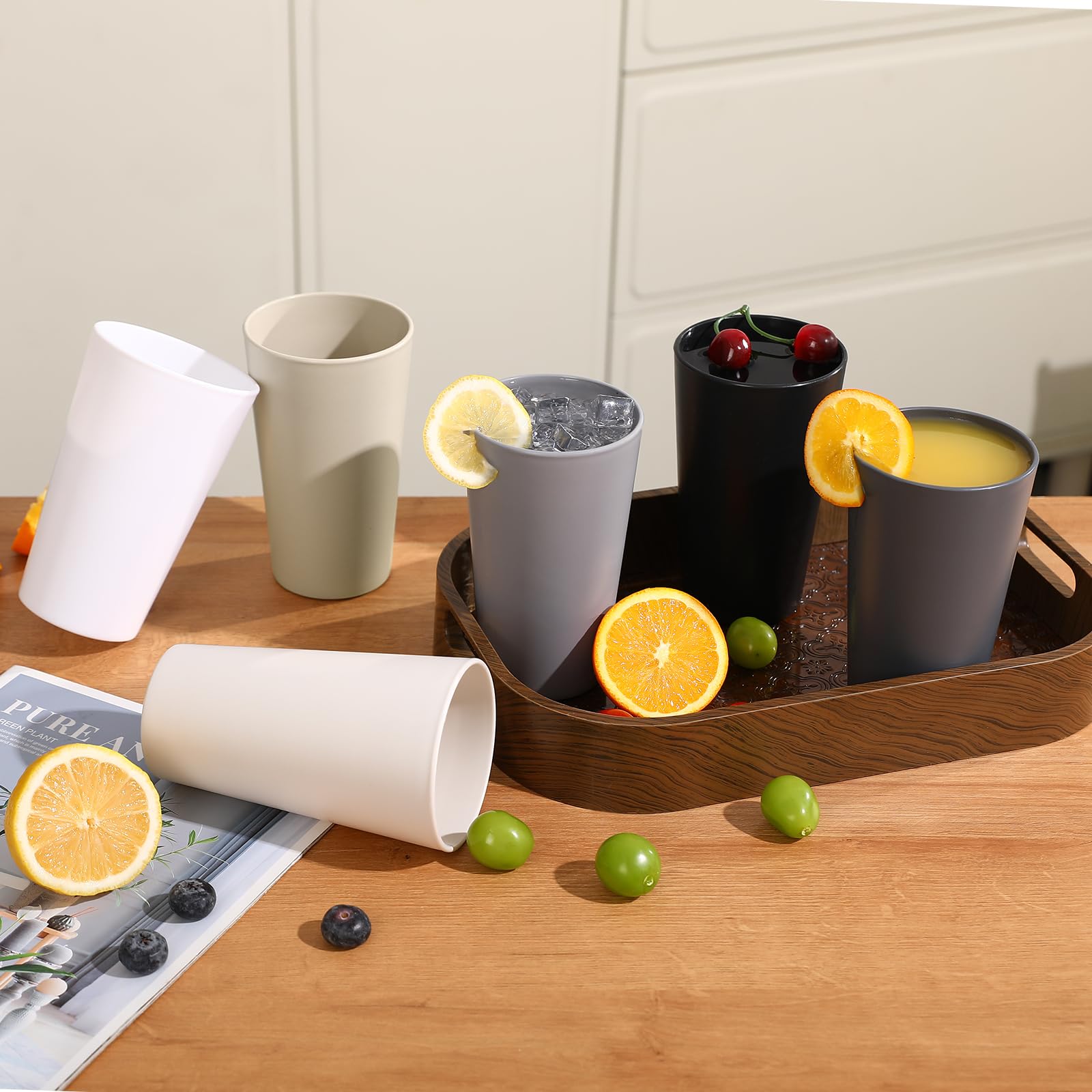 heycome vasos 20 onzas, ideales para casa y negocio de hostelería.