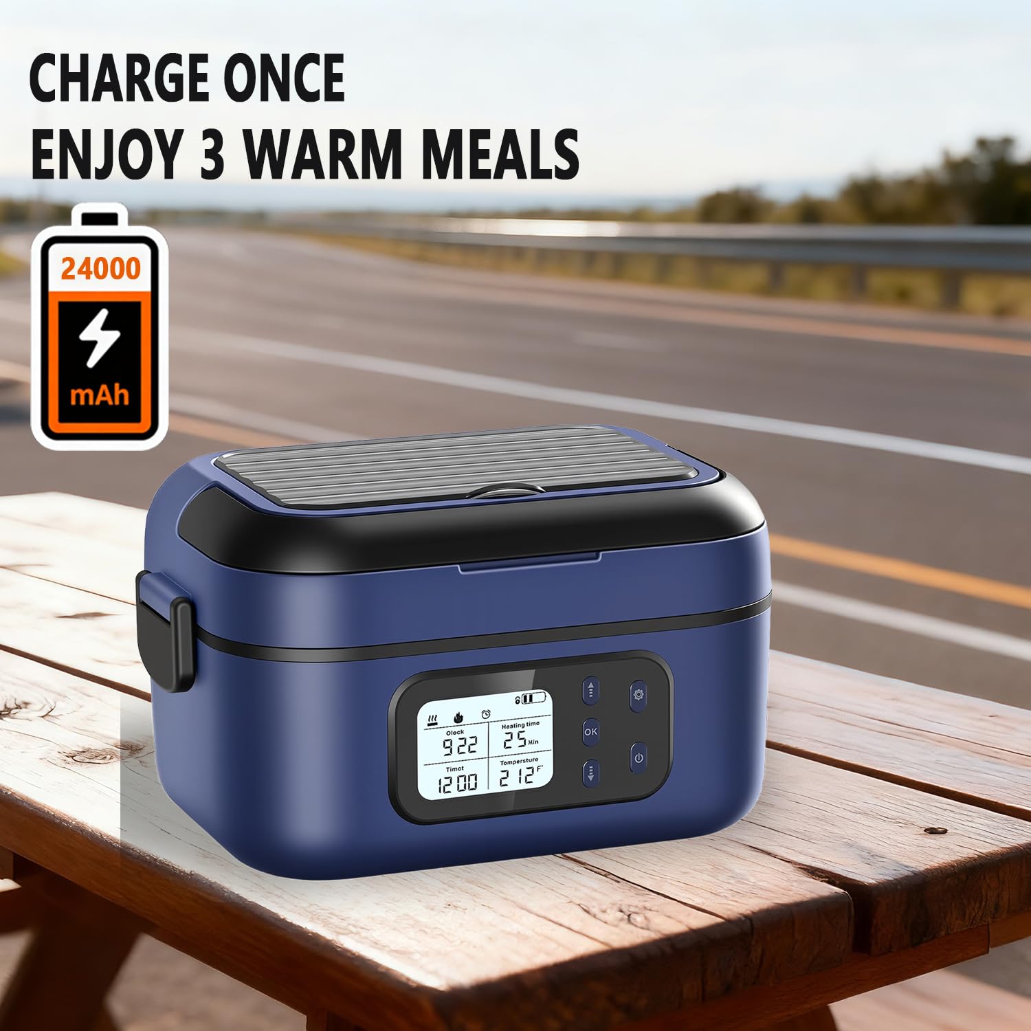 HEYKEEP XL destaca la bolsa térmica aislada para conservar alimentos frescos por horas.