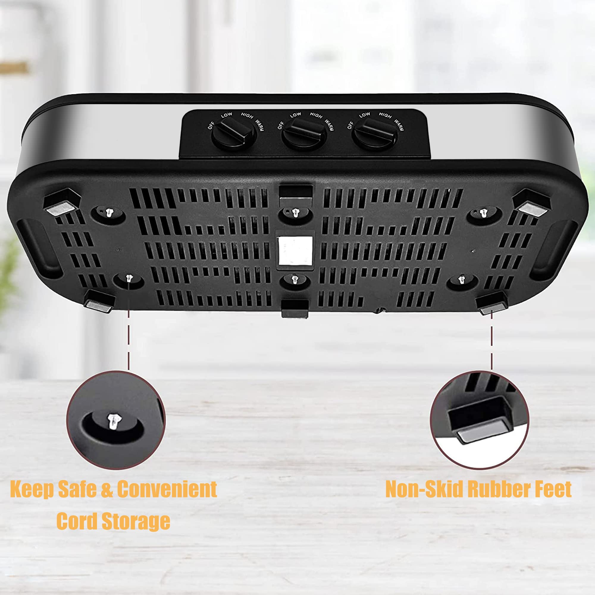HEYNEMO pies antideslizantes y cable para un servicio estable