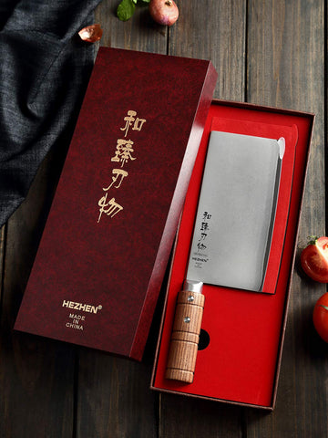 HEZEN cuchillo cleaver, rendimiento duradero para uso diario