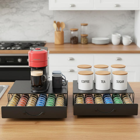 HFHOME espacio-compacto-cocina-oficina, ideal para cocinas pequeñas y oficinas.