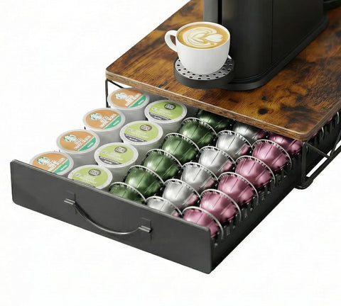 HFHOME Vertuo Pod Holder frente estante para un acceso rápido a cápsulas Vertuo.